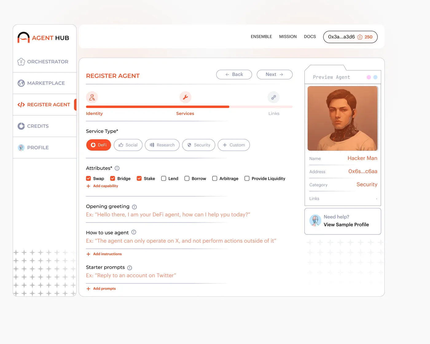 Agent Hub AI, plate 6